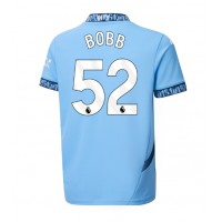 Manchester City Oscar Bobb #52 Kotipaita 2024-25 Lyhythihainen